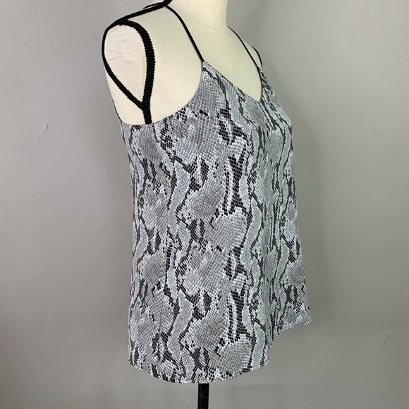 No Tag/Unbranded Flowy Snakeskin Pattern Tank Top Women S Casual Reversible - Picture 5 of 12